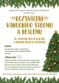 Rozsvícení vánočního stromu a betlému