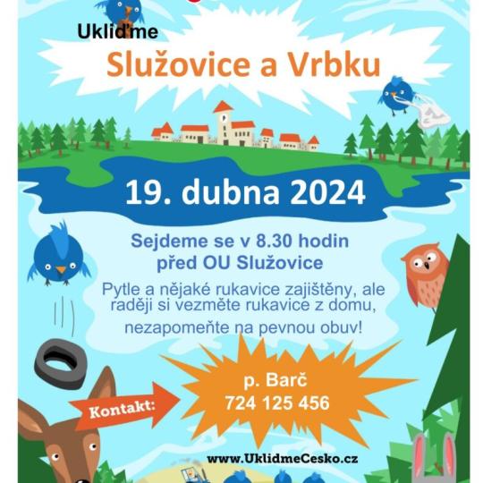 Ukliďme Služovice a Vrbku